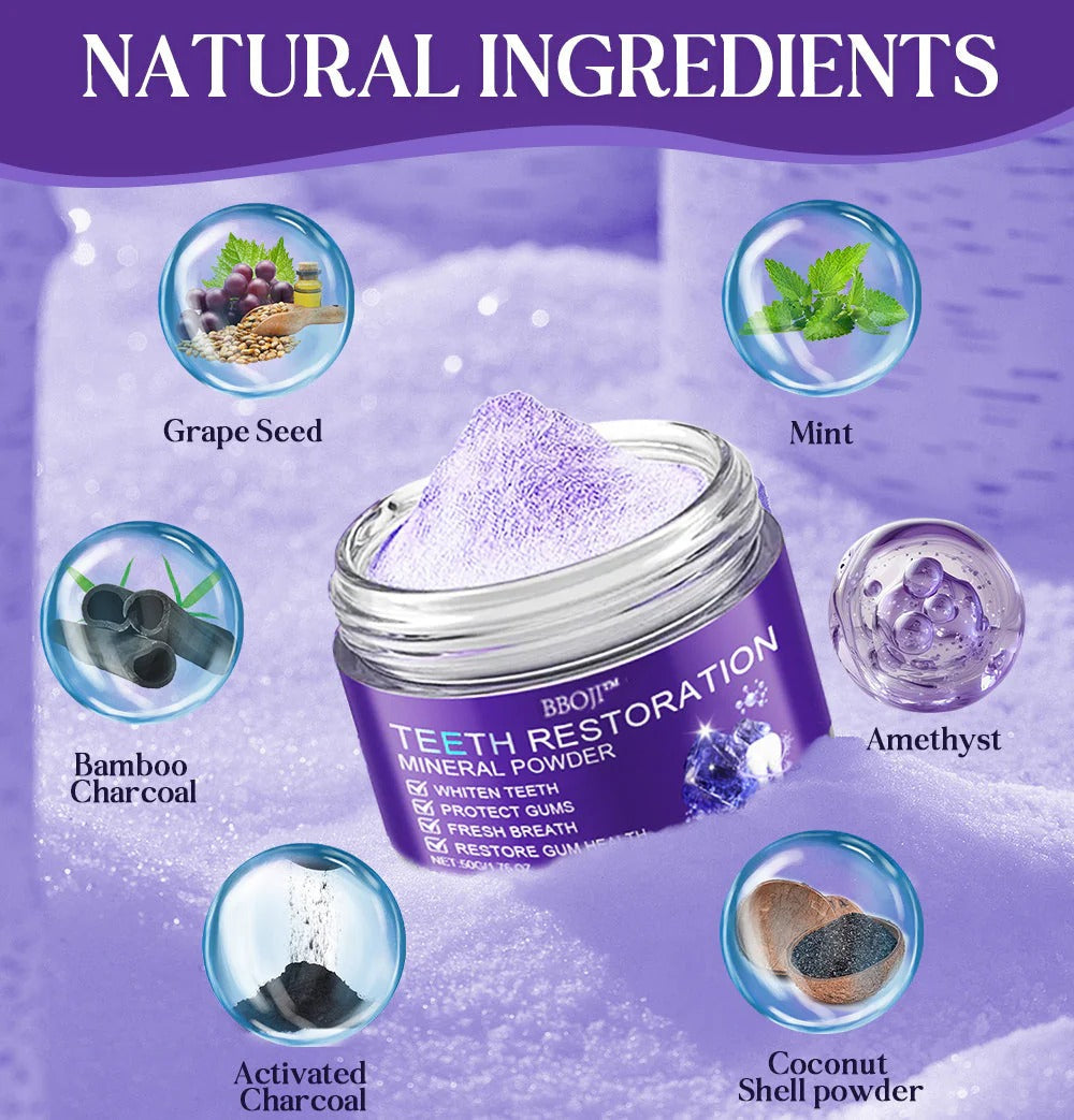 Poudre minérale pour la restauration des dents BBOJI™